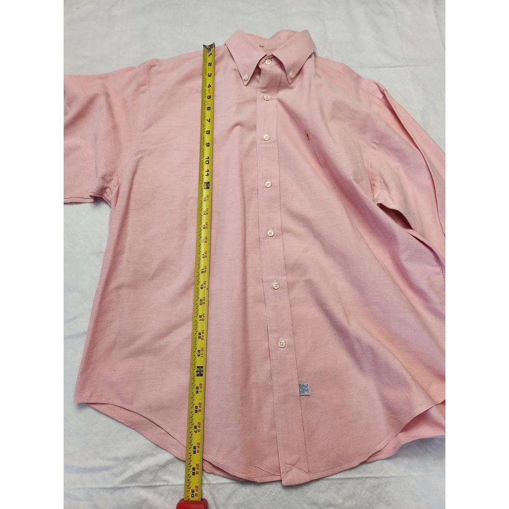 Ralph Lauren Shirt Mens XL Pink Oxford Classic Fit Button Down Long Sleeve Flesh - Picture 8 of 14